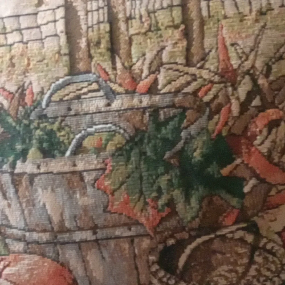 Autumn Harvest Tapestry Pillow Giordano Riverdale